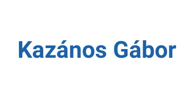 Kazános Gábor logó