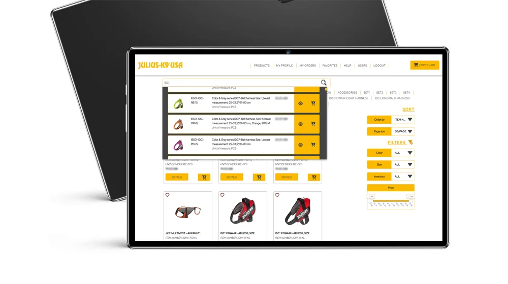 B2B webshop